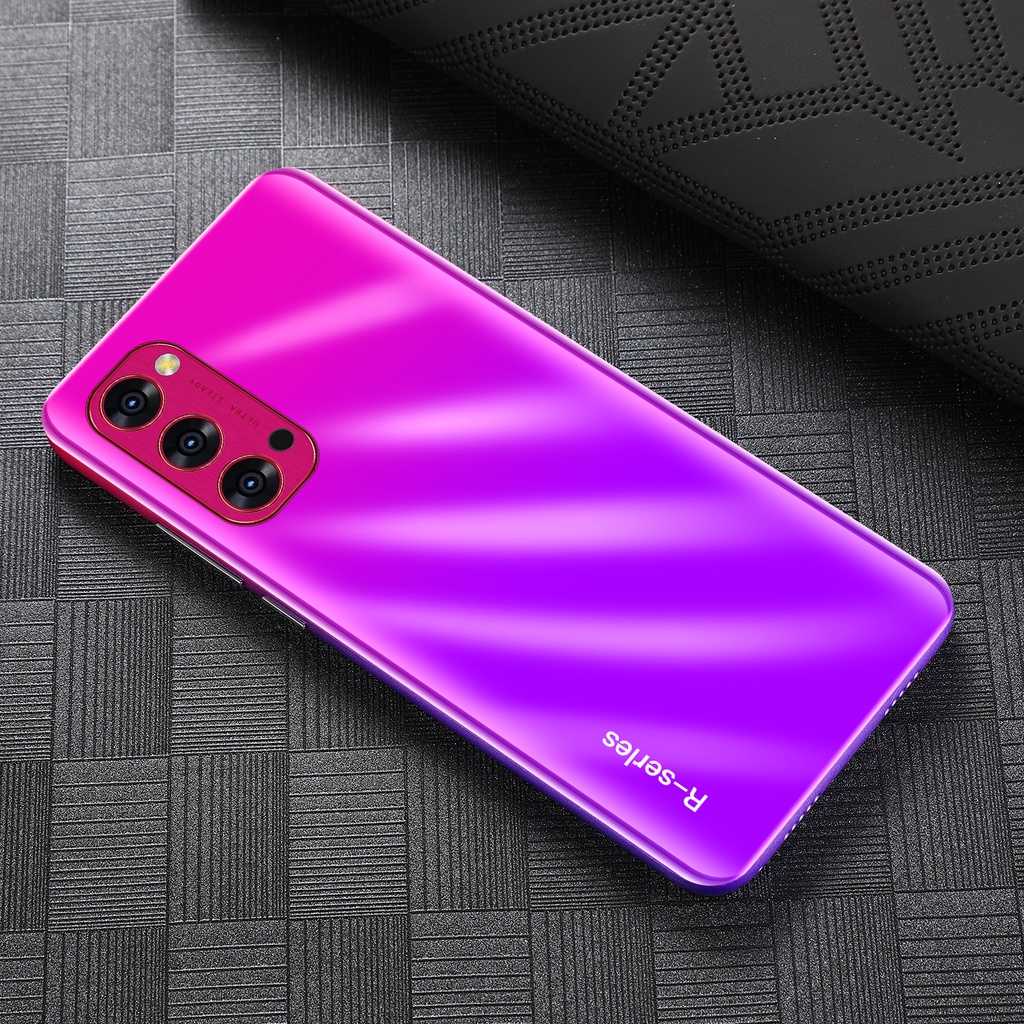 5G【COD+FLASH SALE】HP 0PP0 Reno6 PRO 6.53inch RAM 6/128GB Handphone hp murah baru Ponsel Pintar Android 10.0 Mobile Phones Reno5 Pro Reno4-Purple