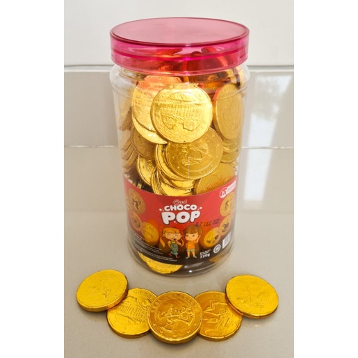 

Real Choco Pop Cokelat Koin Toples