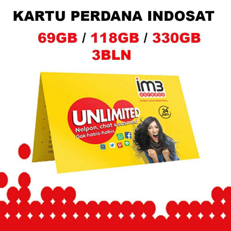 TERMURAAAH indosat 90 hari