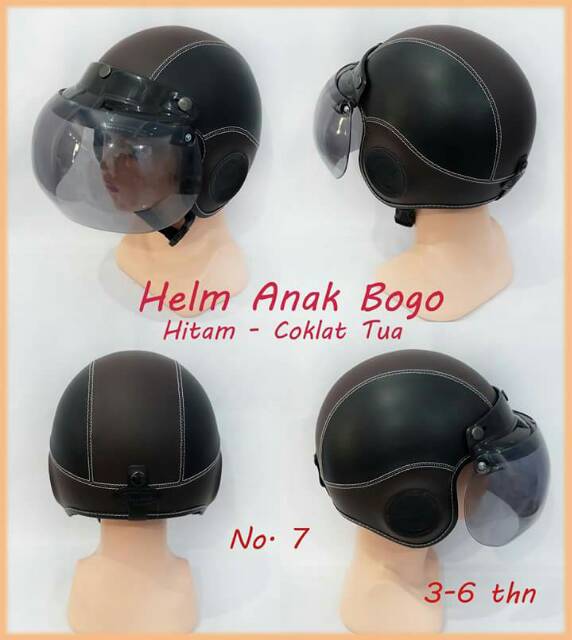 Helm Bogo Helem Anak Polos