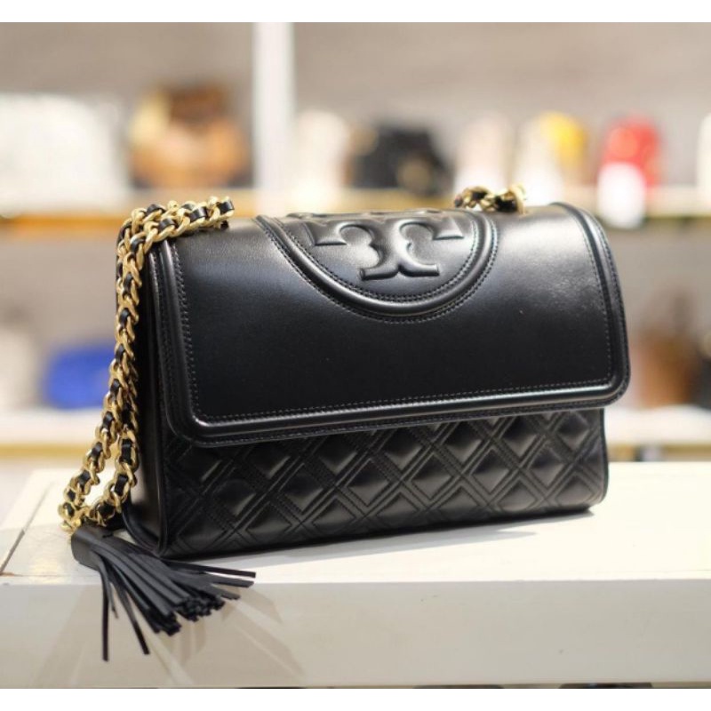 Preloved toryburch fleming black