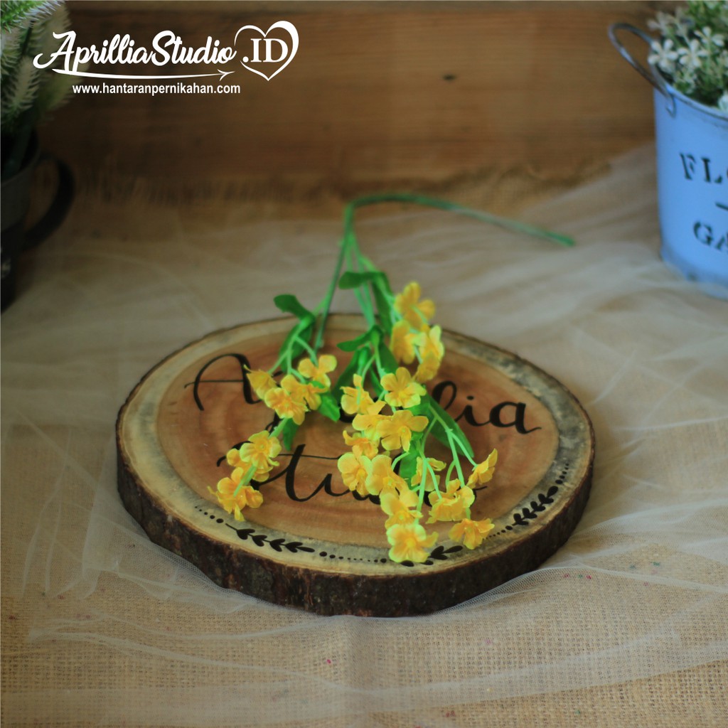 Bunga Plastik Artifisial Palsu Model - Jasmine Stem Bahan Kerajinan Untuk Dekorasi Rustic &amp; Craft