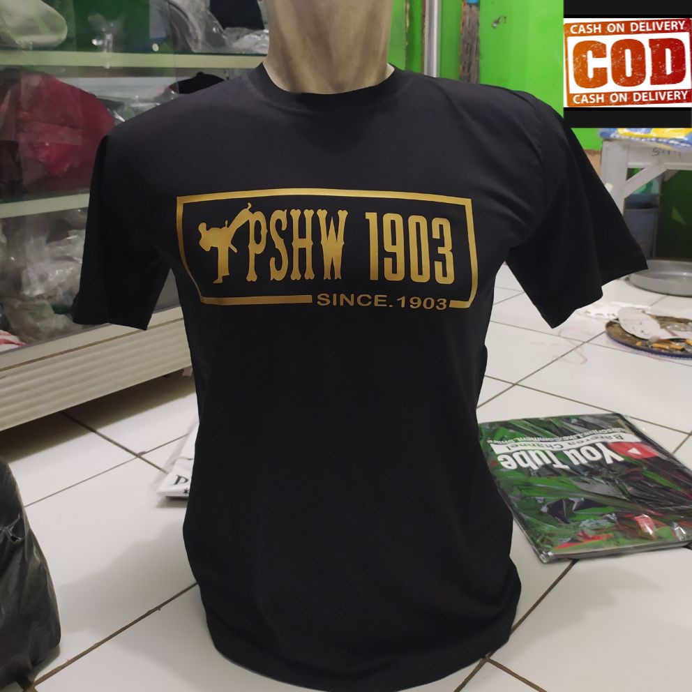 kaos t-shirt baju PHSW 1903 BANSER Hitam