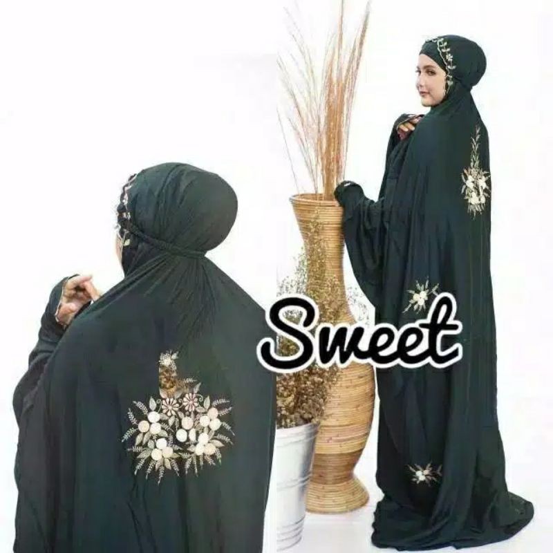 MUKENA Linen TILE Terusan RAYON SUPER Mukenah Adem [ECER/GROSIR]