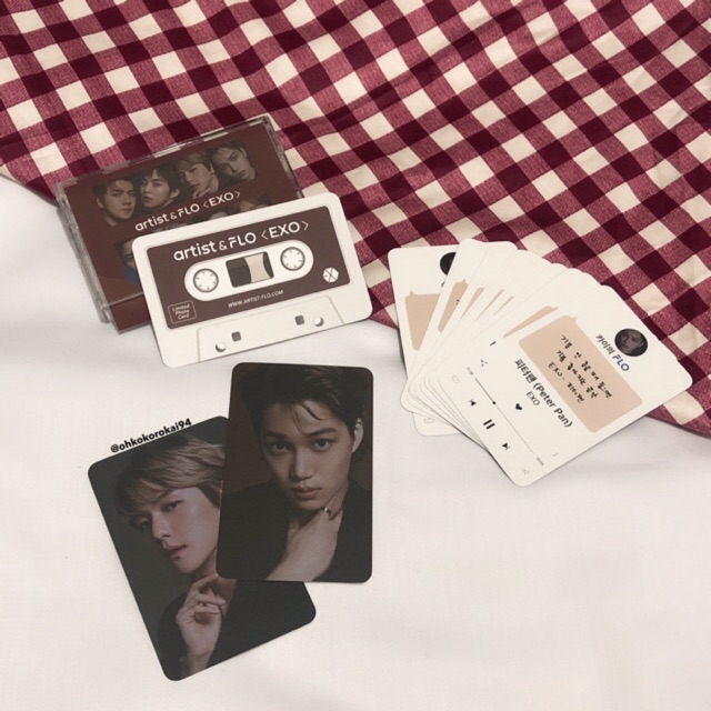 EXO FLO VER 3 PHOTOCARD POSTER HOLOGRAM