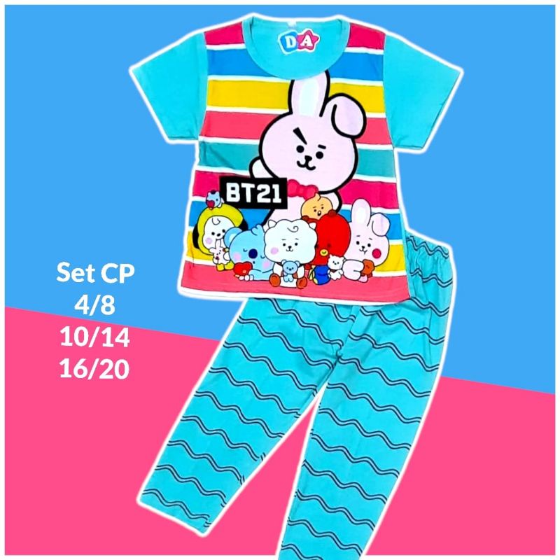 Setelan Anak Perempuan Printing - Setelan Baju Anak Perempuan Usia
2 3 4 5 tahun Mall