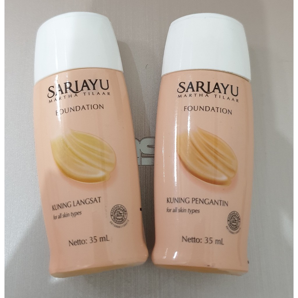 BPOMSARIAYU ALAS BEDAK AB SARIAYU FOUNDATION SARIAYU 35ML Shopee