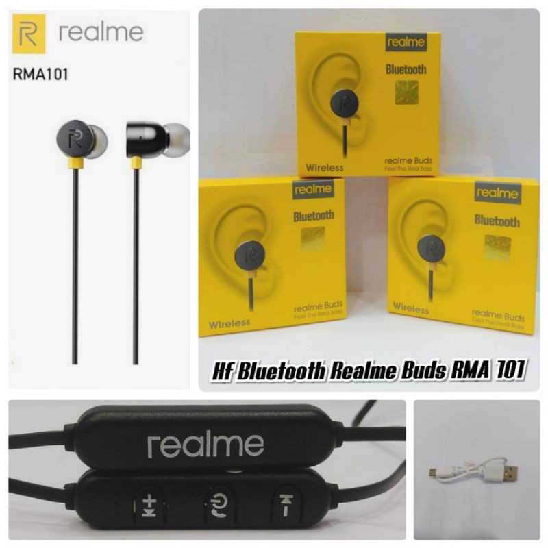 Headset Bluetooth Realme Buds RMA101 Wireless
