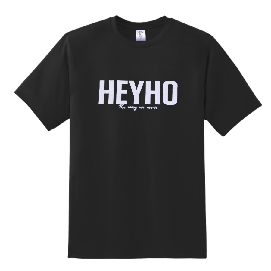TSHIRT HEYHO STAY CHILL BLACK