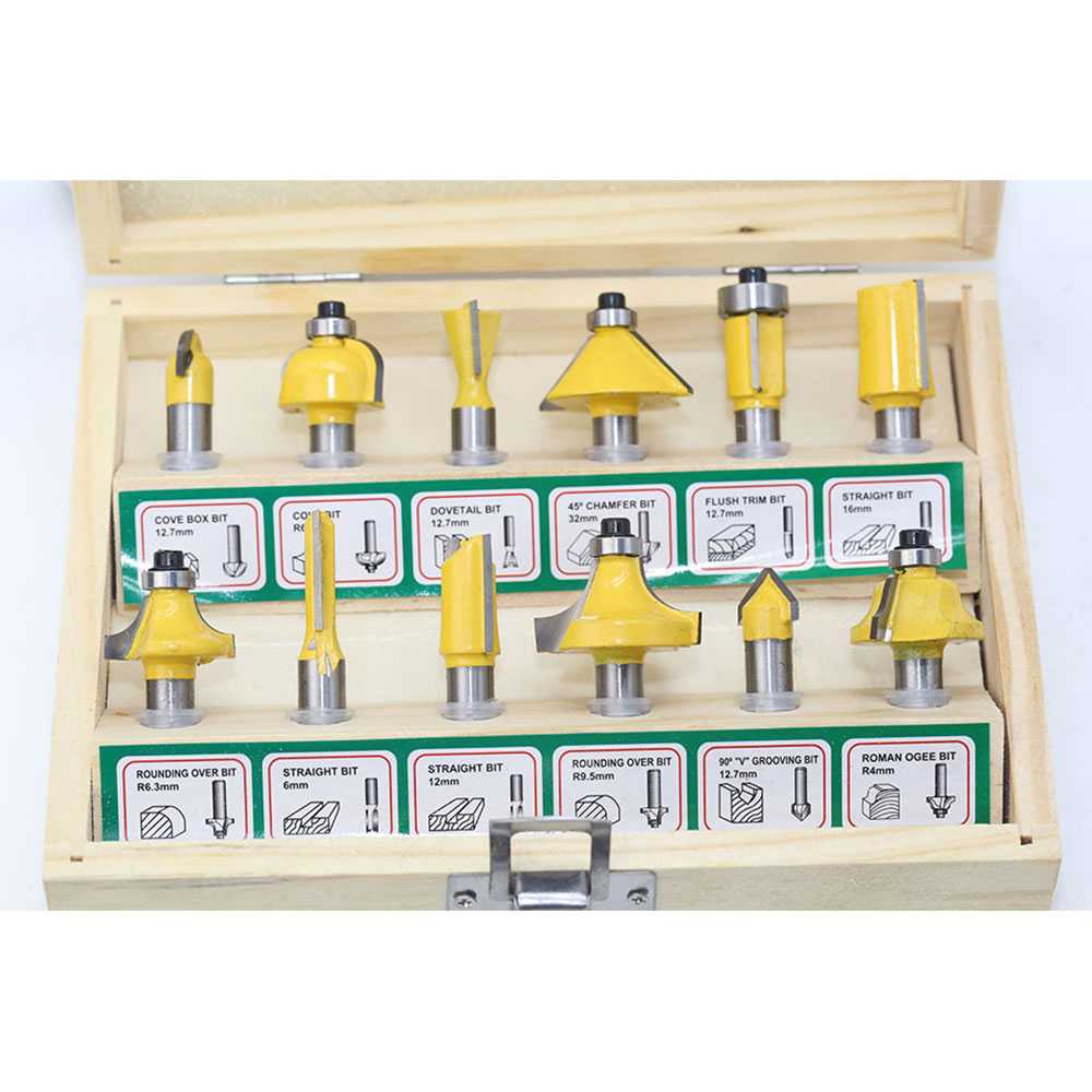 TD-DFA RCT Mata Bor Drill Bit Mitter Router Bit Milling Tool 8mm 12PCS TCA12