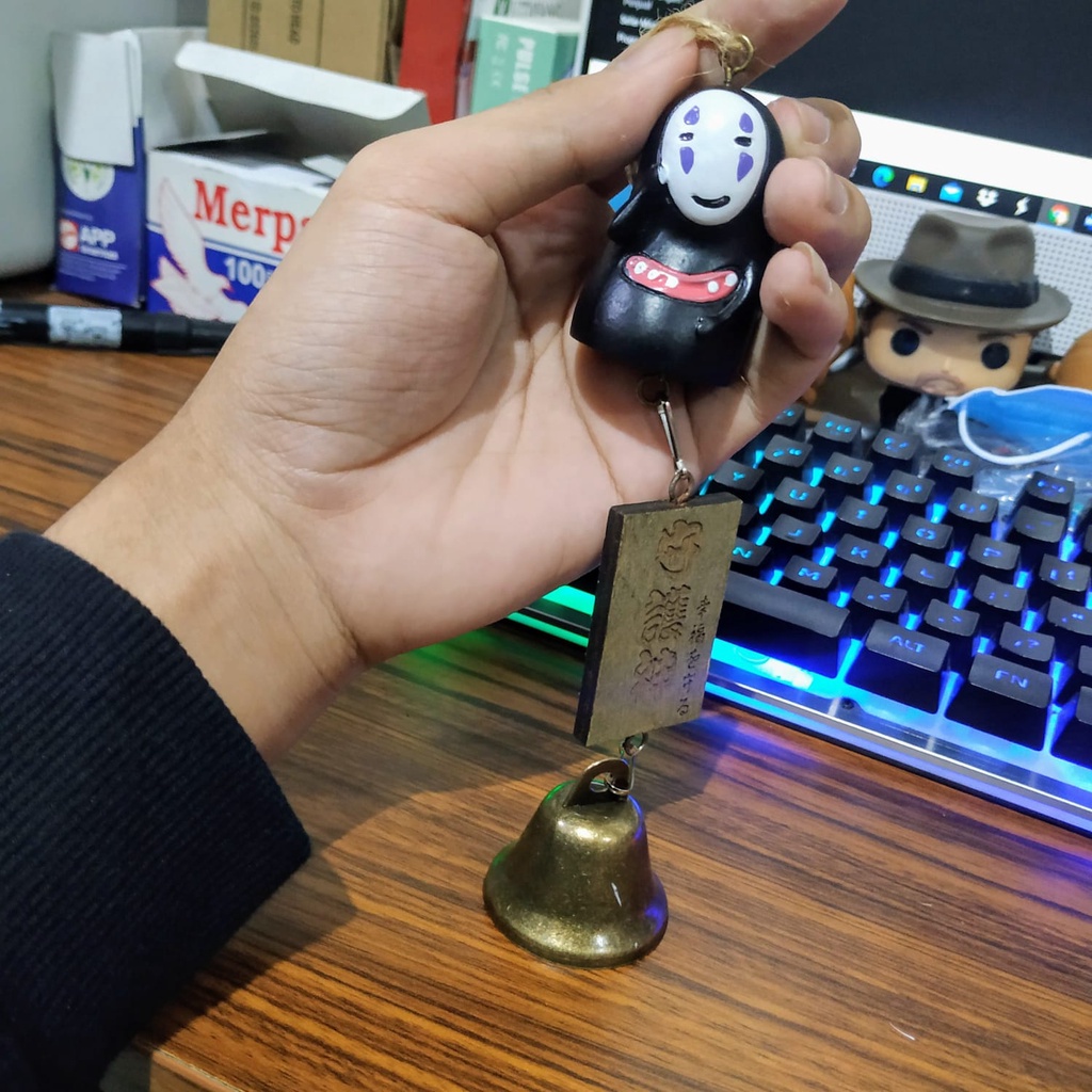 Spirited Away Kaonashi / No-Face Mini Wind Chimes Figure