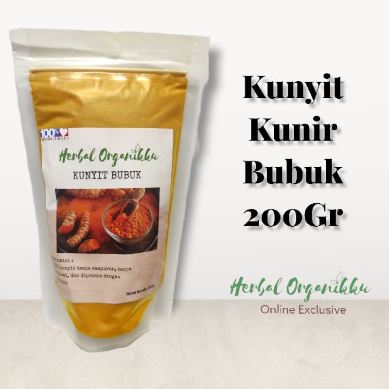 

Kunyit Bubuk Murni 100 & 200gr | Turmeric Powder | MUTU dan KUALITAS TERJAMIN