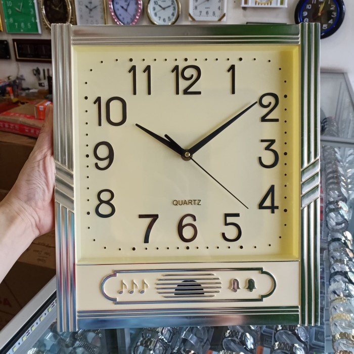 Jam Dinding Besar Sweep Bunyi Suara Westminster Whittington Melody Bel