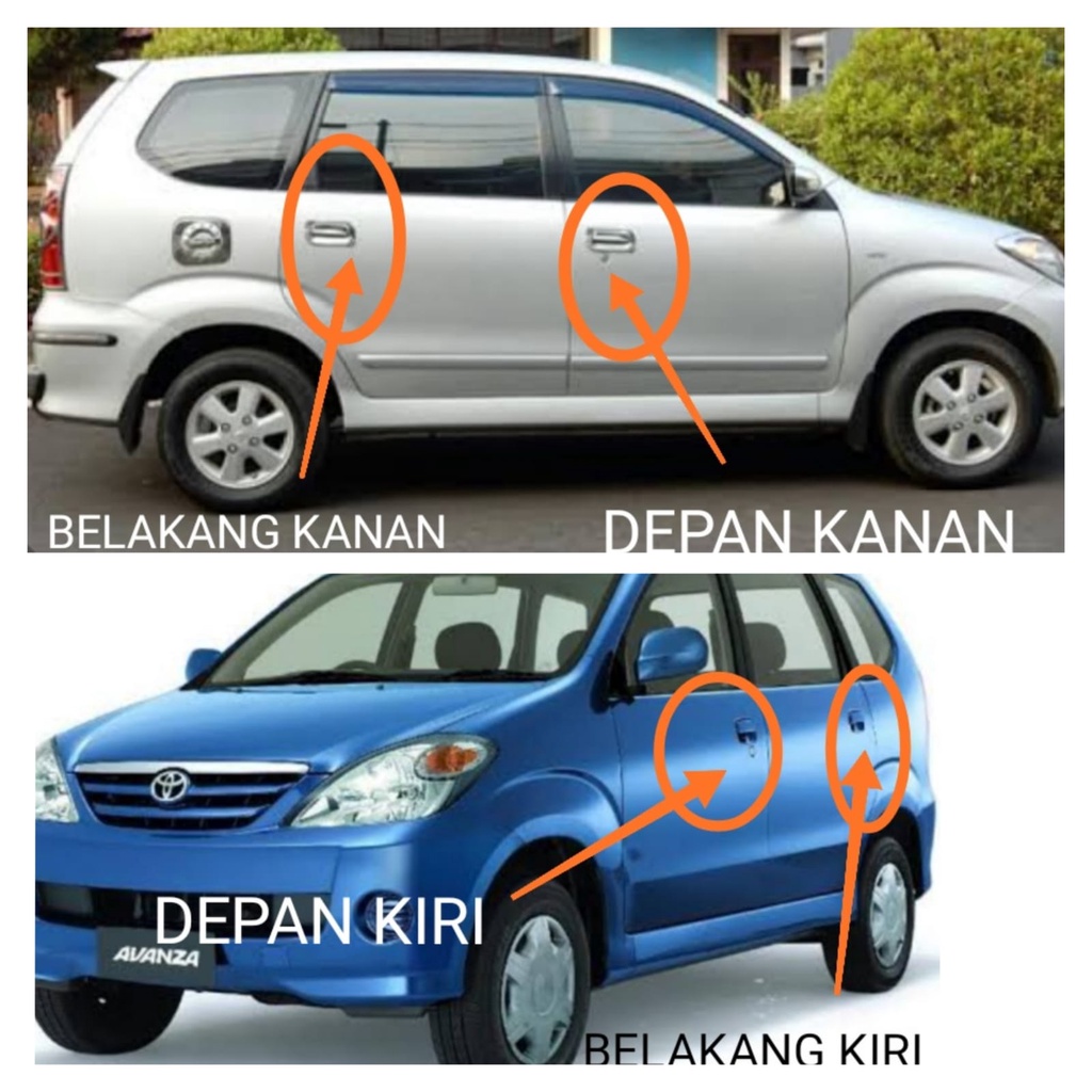 handle luar avanza xenia 2004 sampai 2011/bukaan pintu xenia avanza lama