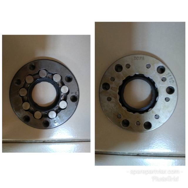 One way bearing starter minerva