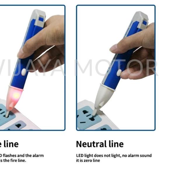 ♖ Testpen AC DC Listrik Testpen Tespen Kabel Putus Voltage Detector ℗