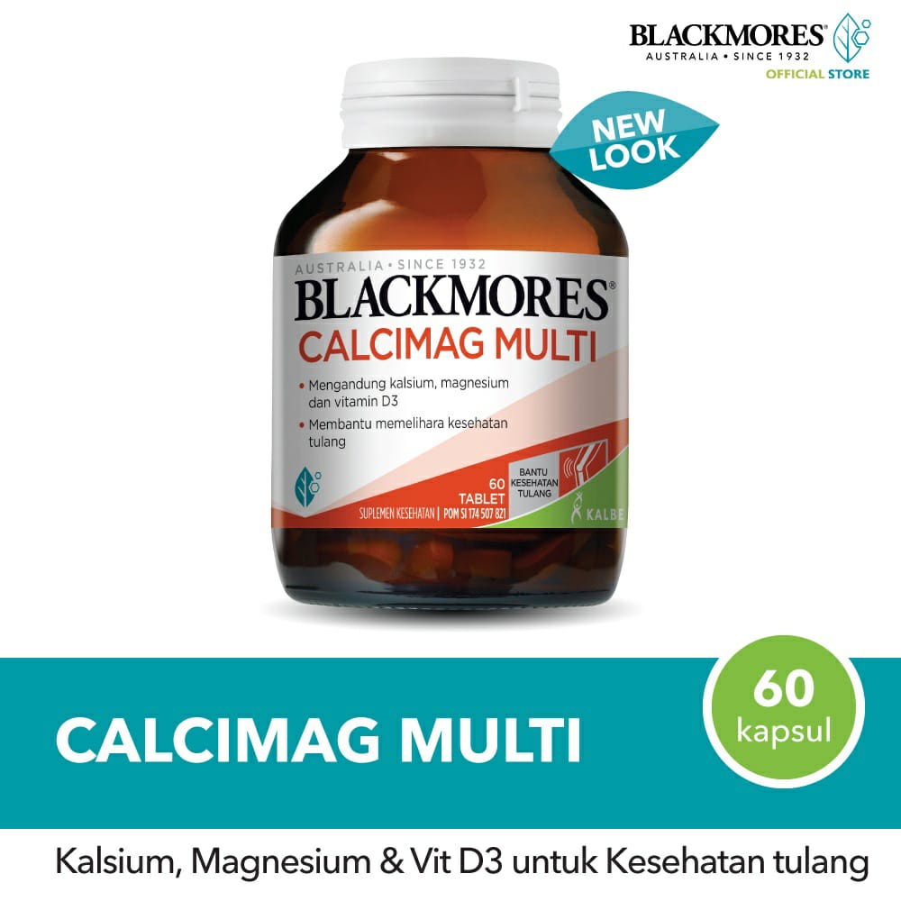 

Blackmores calcimag multi 60 tablet - kalsium / calcium magnesium zinc - obat blackmores