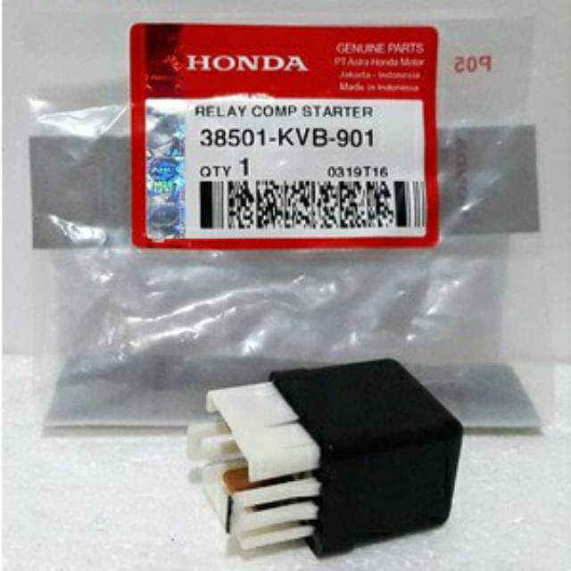 Relay Start Bendik Starter Vario Beat Spacy Scoopy Blade Revo FI Supra X 125 Asli HGP 38501-KVB-901
