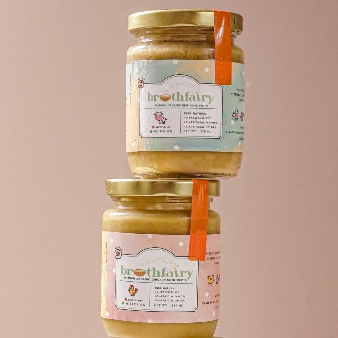 

Mix 1 Chicken and 1 Beef Premium Bone Broth Kaldu Tulang Organik