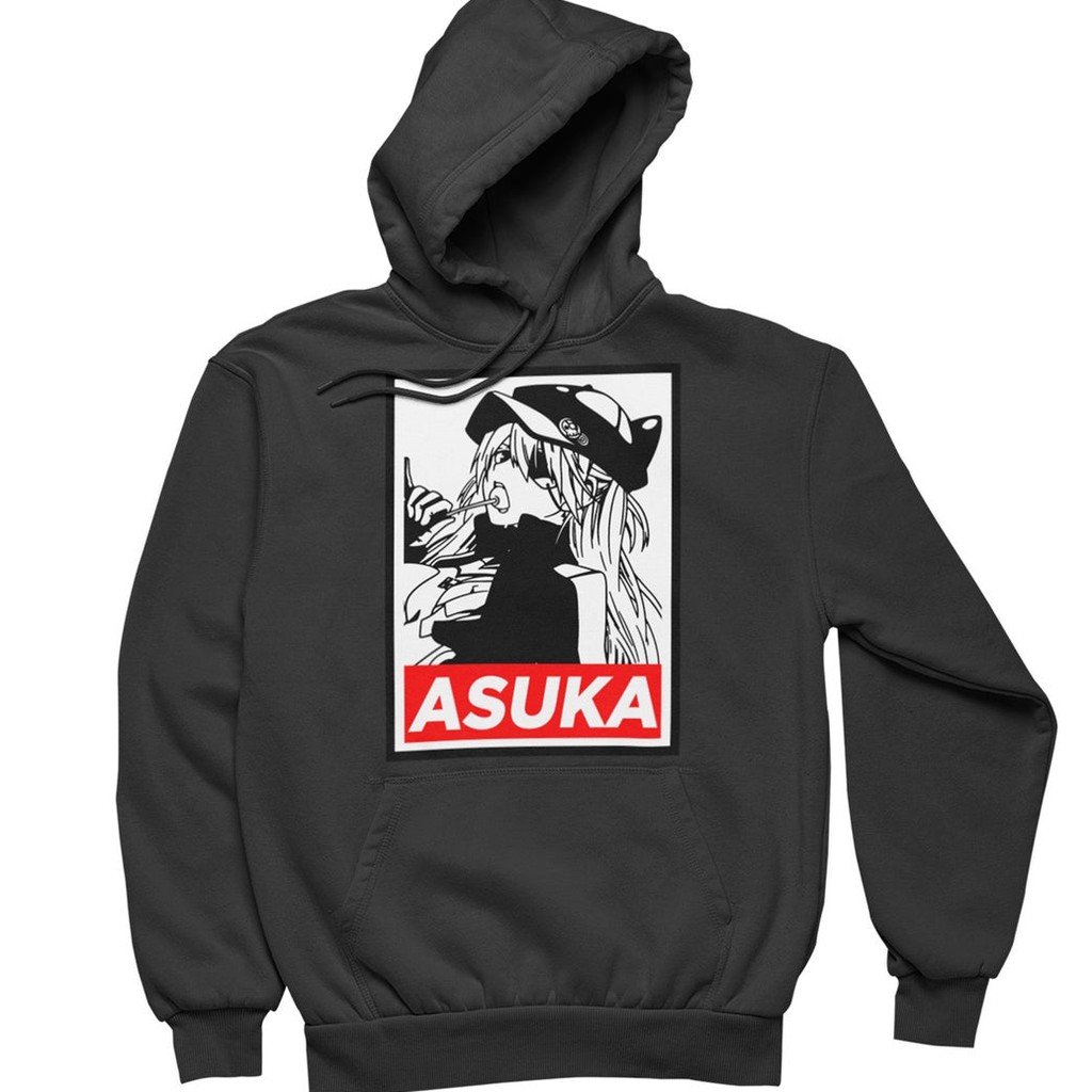 Hoodie Asuka Langley Neon Genesis Evangelion Anime Manga Premium