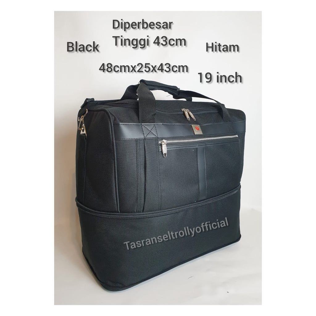 Tas Pakaian Travel Bag Polo Interclub 48x25x26cm up 43cm 100%original