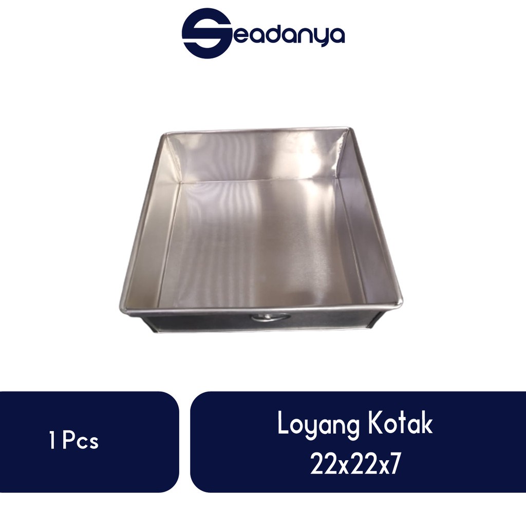 

Loyang Kotak 22x22x7-Loyang /Loyang Terbaru/Loyang/Loyang Ukuran 22x22x7/Loyang Terlaris/Loyang Termurah