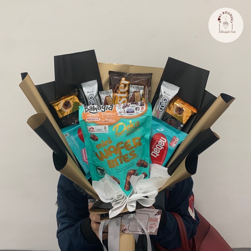 

Bouquet Snack/ Buket Snack/ Hadiah Sidang/ Kado Wisuda