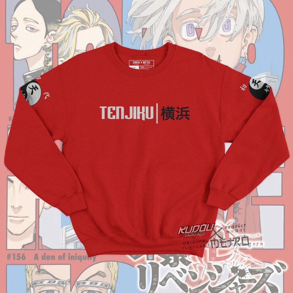 Crewneck Tenjiku Anime Manga Tokyo Revengers Premium Unisex