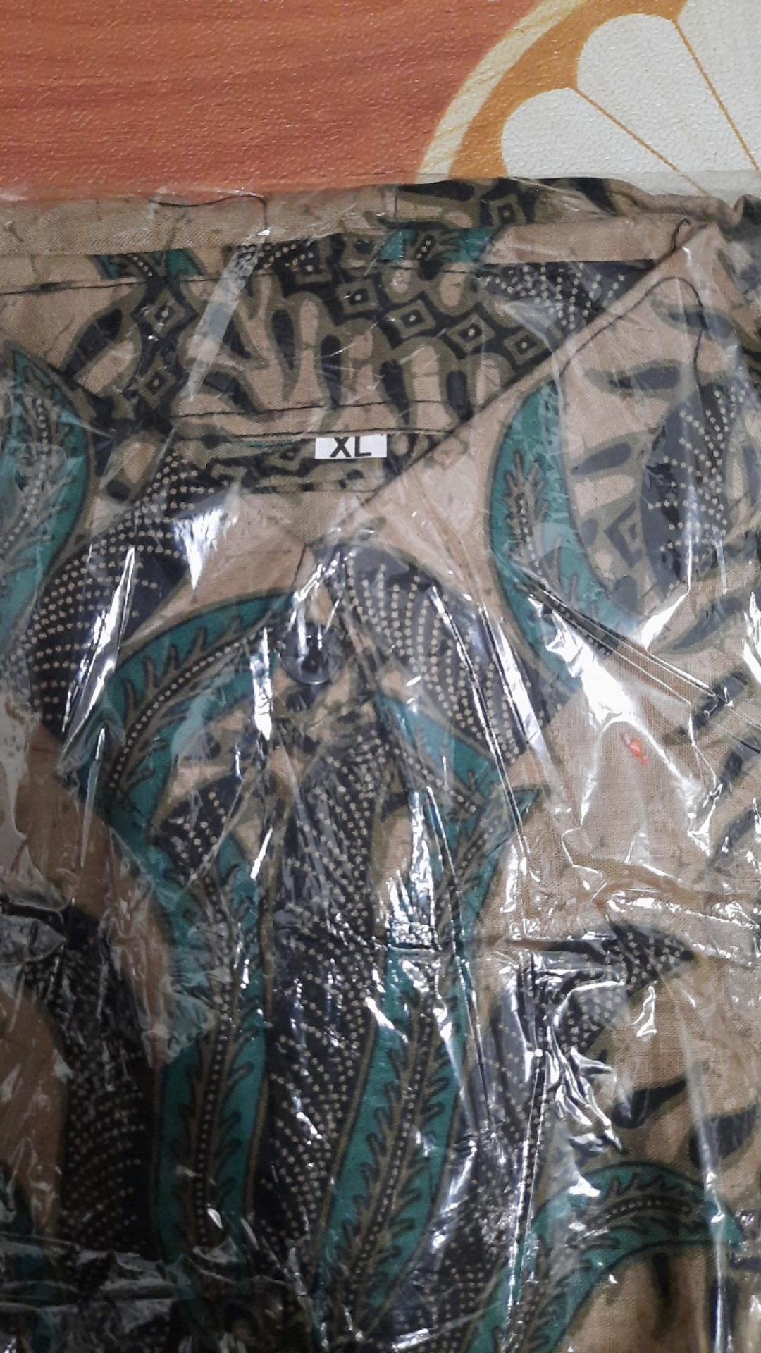 Tey-17 Batik Wanita Asj Sa Hrb026 Kenongo Kemeja Tosca Pendek Terlaris