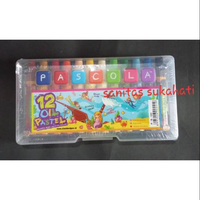 

CRAYON 12 WARNA PASCOLA | OIL PASTEL 12 WARNA PASCOLA
