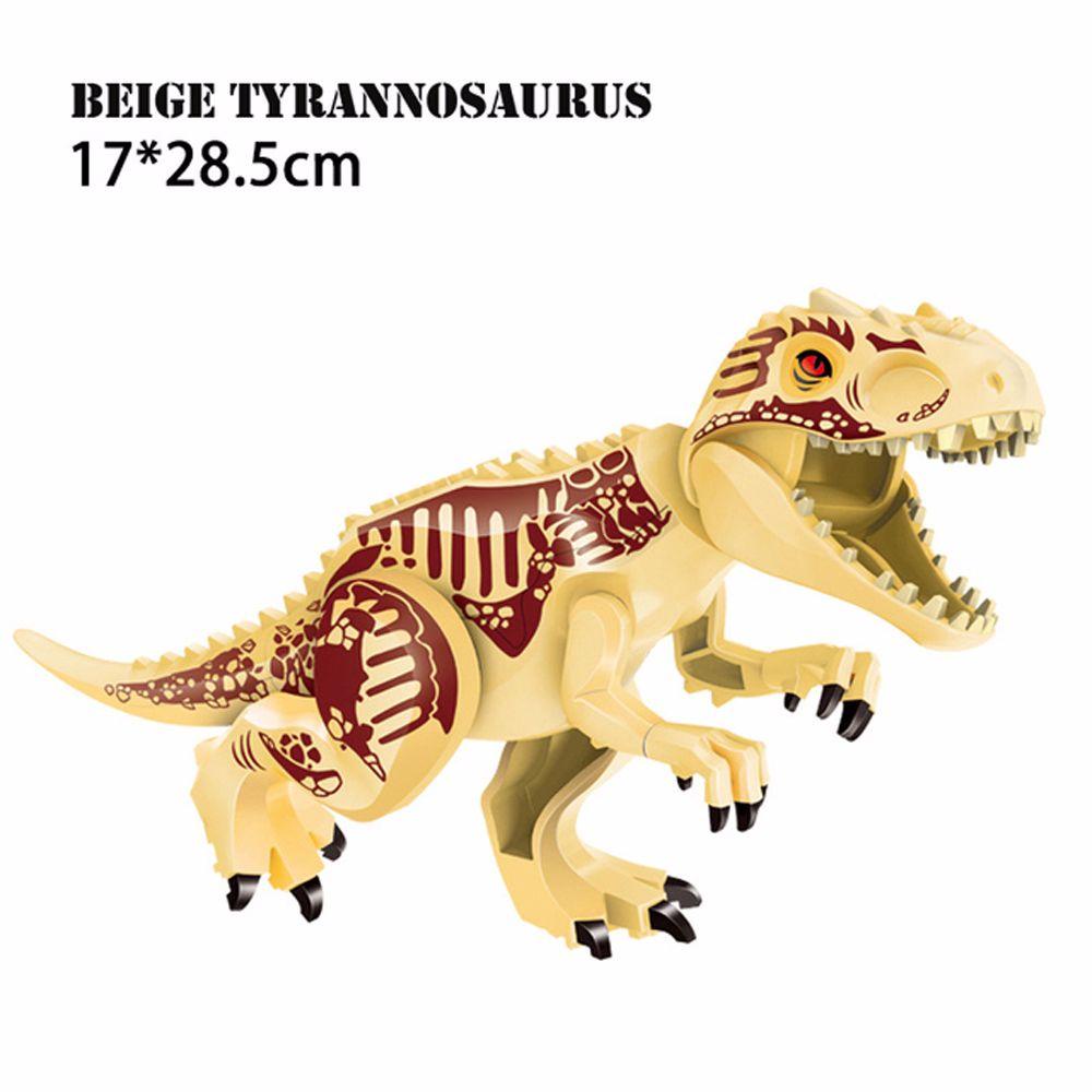 Needway Blok Dinosaurus Mainan Edukasi Dinosaurus Abad Mainan DIY Mainan Anak I-Rex Merakit Blok Model Dino