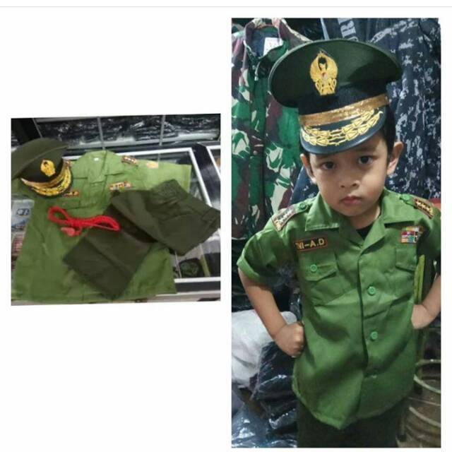 Seragam PDH TNI AD Anak Murah
