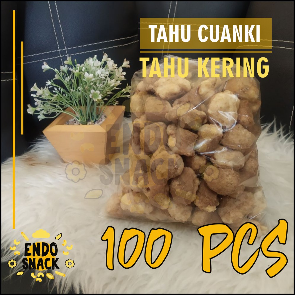 100 Pcs CUANKI TAHU Siomay Tahu Pelengkap Baso Aci, Seblak, dan Cuanki