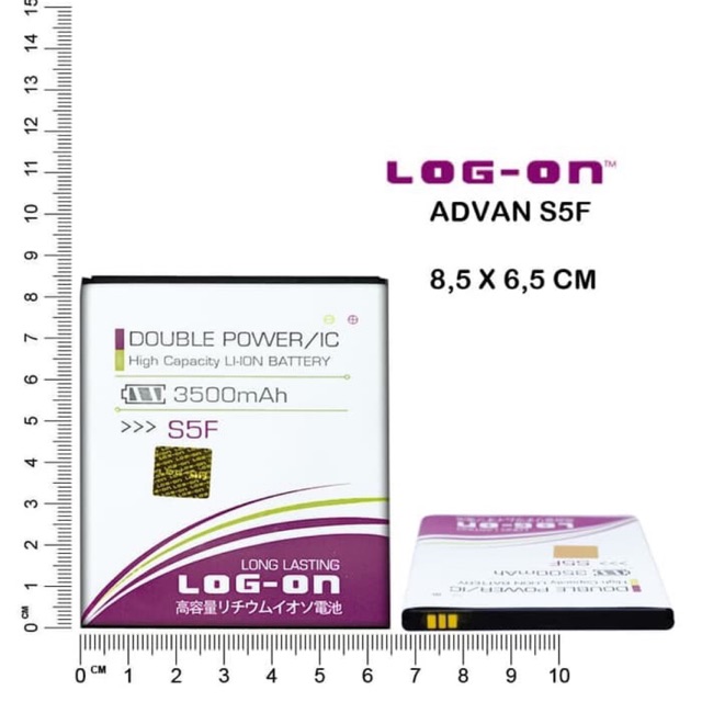 BATERAI LOG ON ADVAN S5F - S5G DOUBLE POWER DOUBLE IC