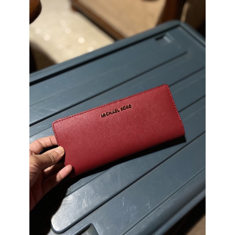 preloved dompet mk merah