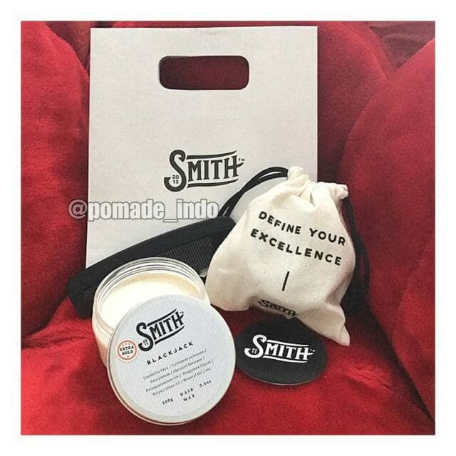 

Pomade Smith Black Jack Waxbased (FREE PAPERBAG , SISIR & POUCH SMITH)