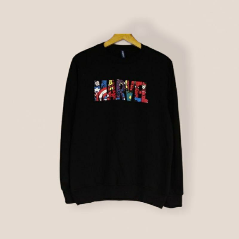 CREWNECK H&M MARVEL ORIGINAL / MARVEL CREWNECK /JAKET CREWNECK /JACKET CREWNECK / SWEATER CREWNECK