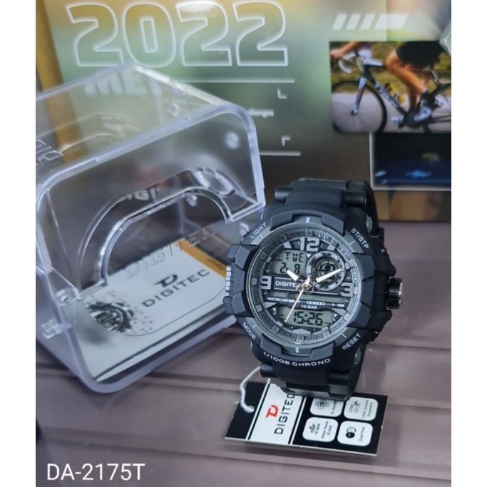 Jam Tangan Pria Digitec 2175 / DA 2175T / DA 2175 Original analog Digital tahan air