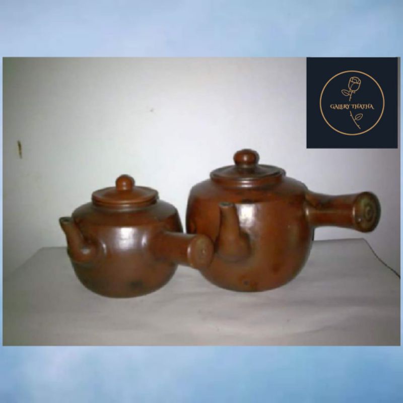 kendi jamu tanah liat / kriuk jamu gerabah