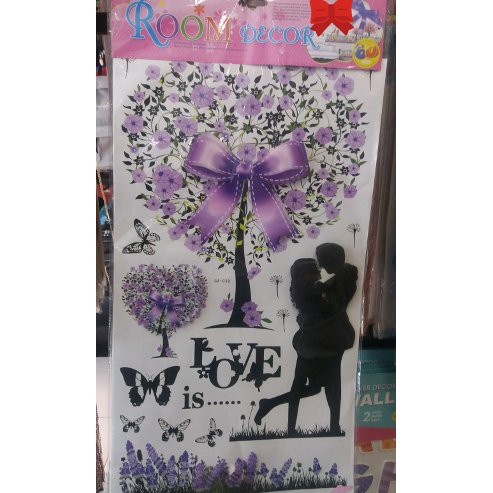 Wall Sticker Room Decor 3D Nuansa Love