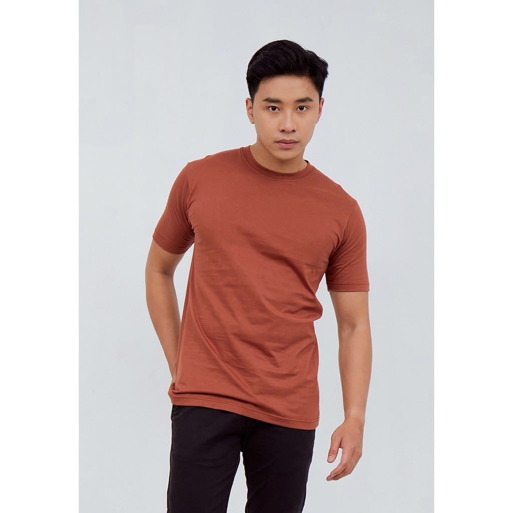 KOBE T-SHIRT - Kaos Polos Lengan Pendek in Sienna Brown