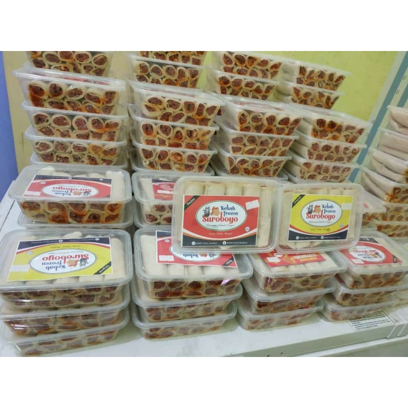 

Cemilan Kebab Frozen Suroboyo Varian Spicy