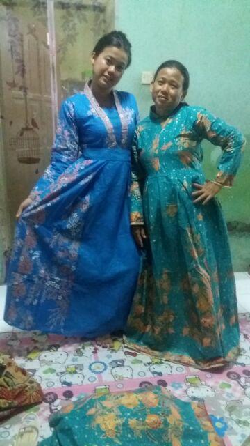Zola Batik Couple Sarimbit Gamis Hanima Prada