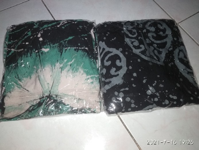 Gamis Twill Batik Rayon Size Xl Klok 2,5 M Premium Pekalongan Modern Kekinian Bisa Cod Batik Pitto