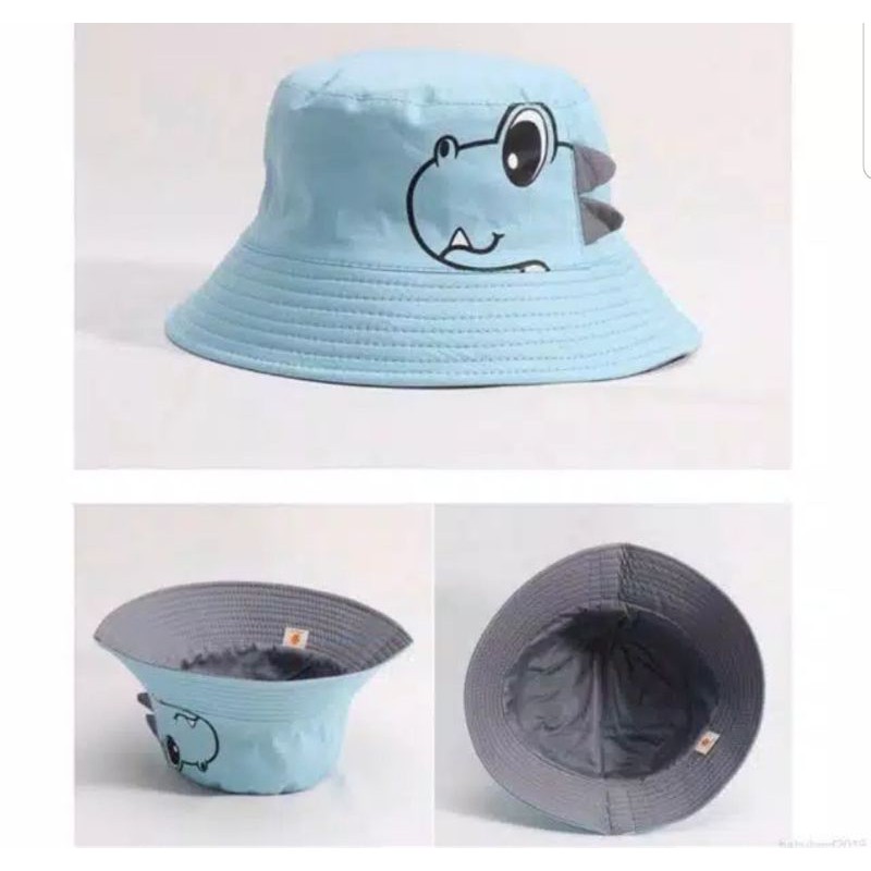 TOPI BUCKET BADAS DINO ANAK BAYI KUCING TERMURAH