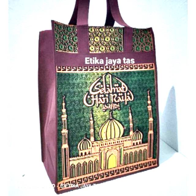 Tas lebaran batik mewah tebal jumbo  PxLxT = 30x18x40(0604)