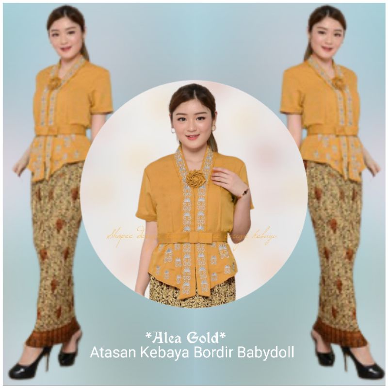 Atasan Kebaya Bali Modern Floy Bordir