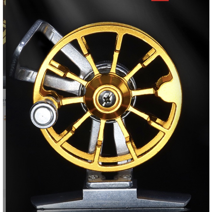 REEL TOKOS FULL METAL D-50 REEL TEGEK RINGAN DAN KUAT ANTI KARAT GOLD 120m