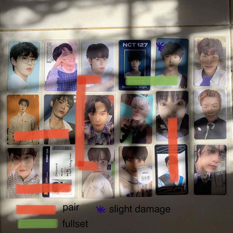 NCT 127 Doyoung Photocard Sticker NCIT Favorite Boneka Laptop Deco