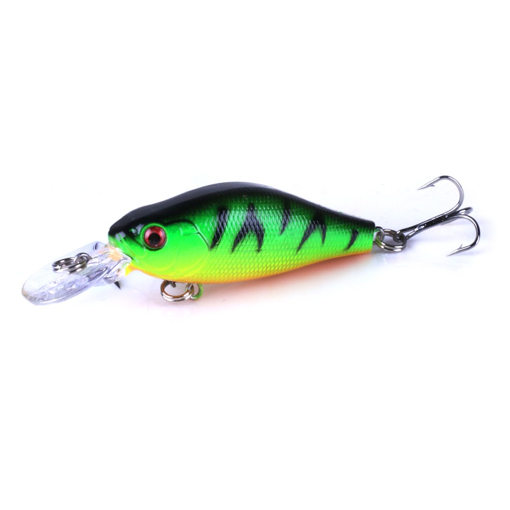 Hengjia 5pcs / Set Umpan Pancing Tiruan Bentuk Ikan Kecil Warna Hijau